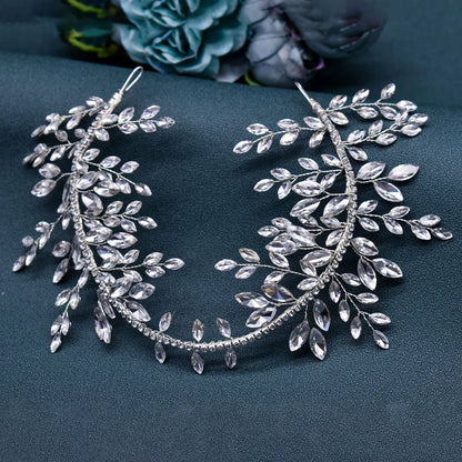 Women'S Elegant Sweet Flower Alloy Plating Inlay Rhinestones Hair Band