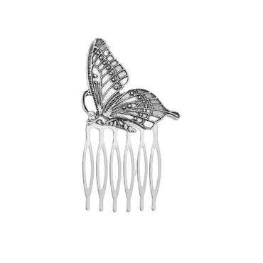 Women'S Ethnic Style Sweet Butterfly Alloy Insert Comb