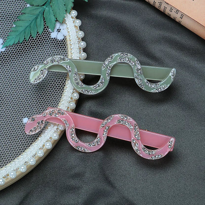 Women'S Exaggerated Novelty Snake Acetic Acid Sheets Hair Clip