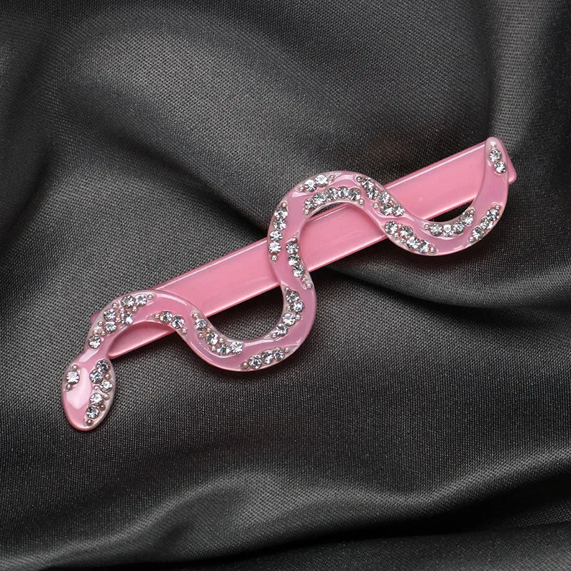 Women'S Exaggerated Novelty Snake Acetic Acid Sheets Hair Clip