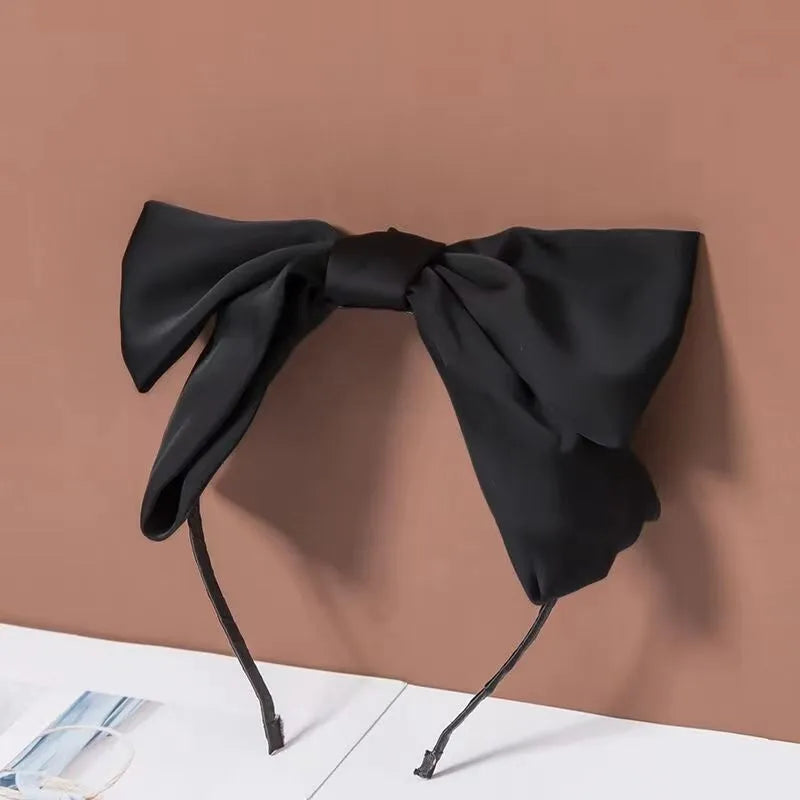 Women'S Fairy Style Elegant Bow Knot Silk Hair Clip