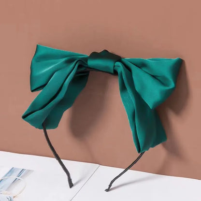 Women'S Fairy Style Elegant Bow Knot Silk Hair Clip