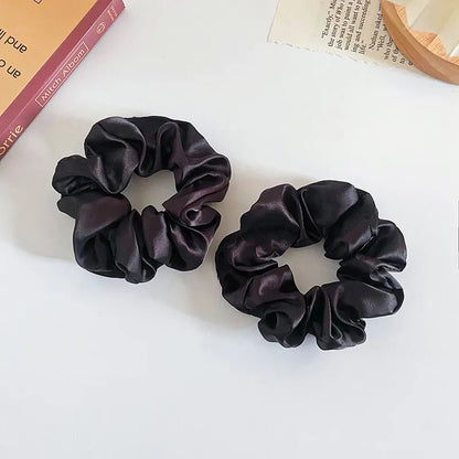 Women'S Fairy Style Solid Color Leopard Cloth Hair Tie