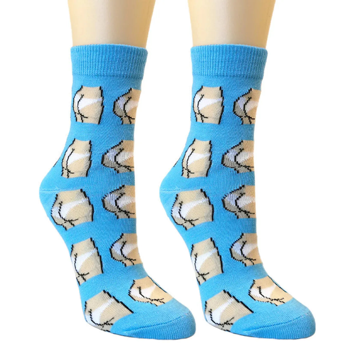 Women'S Fashion Cartoon Polyester Jacquard Socks Ankle Socks