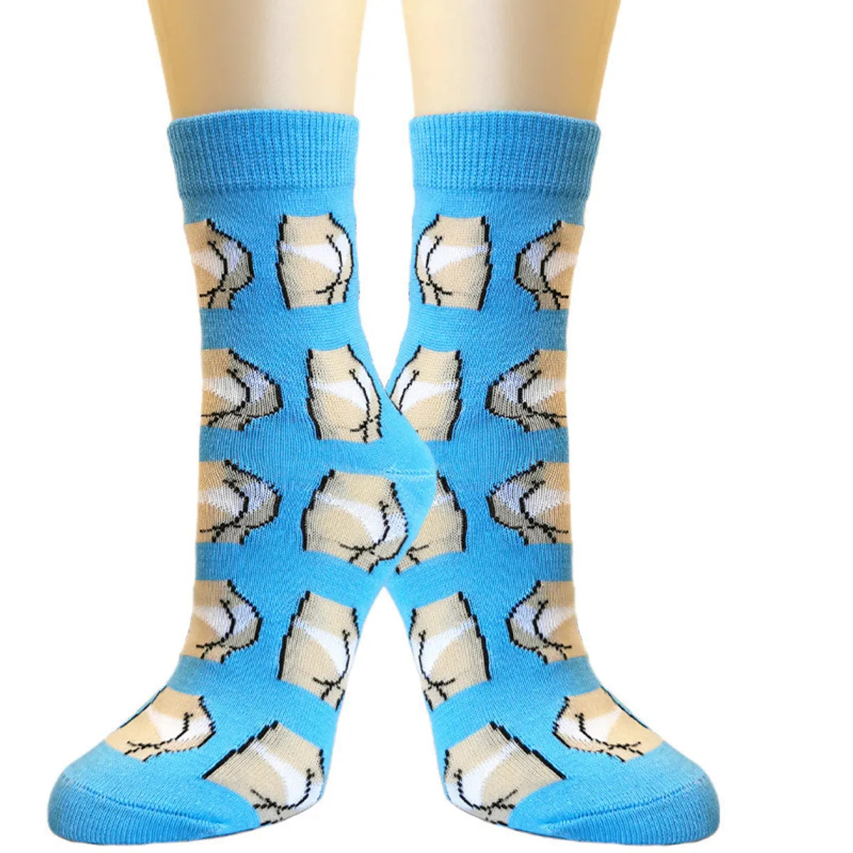 Women'S Fashion Cartoon Polyester Jacquard Socks Ankle Socks