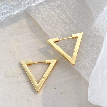 Women's Fashion Geometric Alloy Earrings Splicing Plating No Inlaid Hoop Earrings