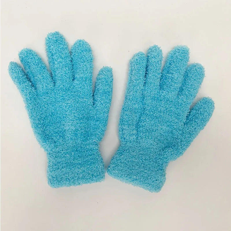 Women'S Fashion Solid Color Polyester Gloves 1 Pair