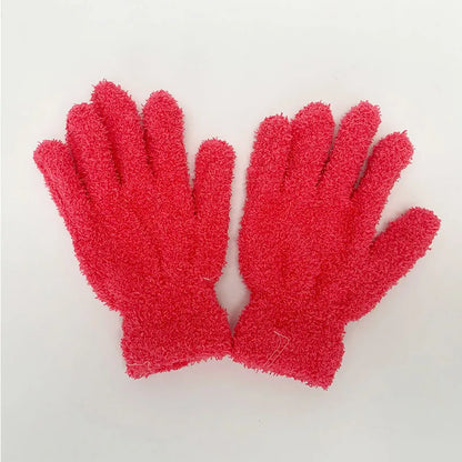 Women'S Fashion Solid Color Polyester Gloves 1 Pair