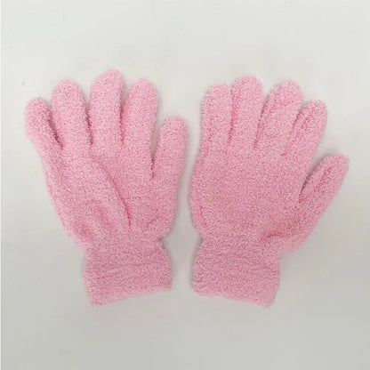 Women'S Fashion Solid Color Polyester Gloves 1 Pair