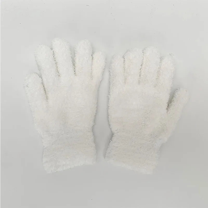 Women'S Fashion Solid Color Polyester Gloves 1 Pair