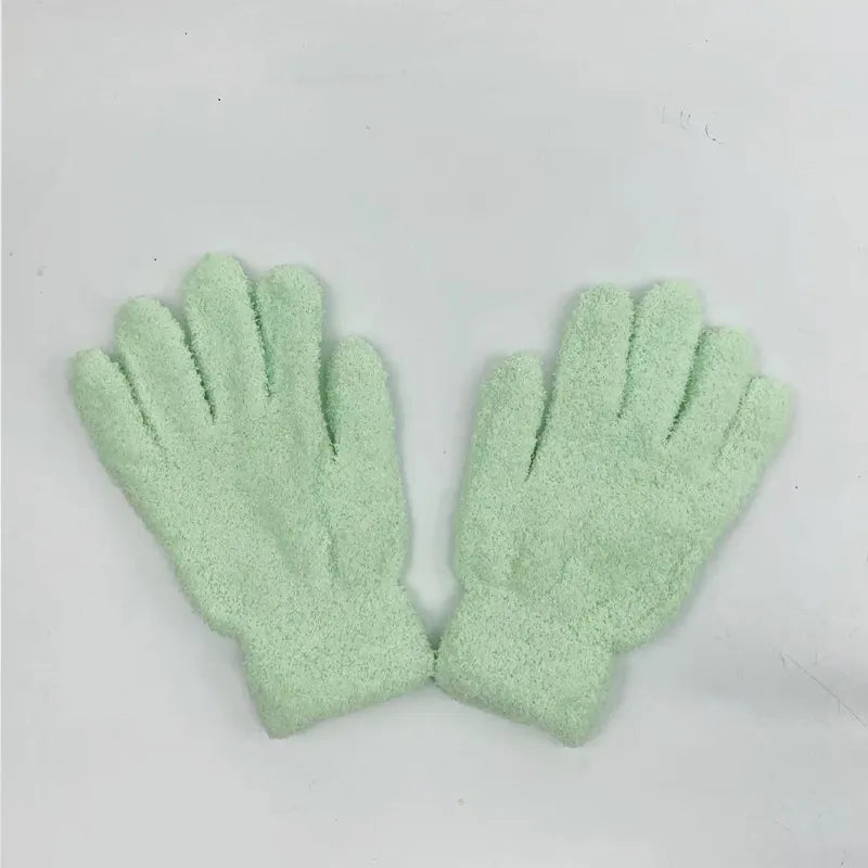 Women'S Fashion Solid Color Polyester Gloves 1 Pair