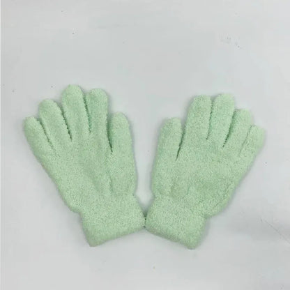 Women'S Fashion Solid Color Polyester Gloves 1 Pair