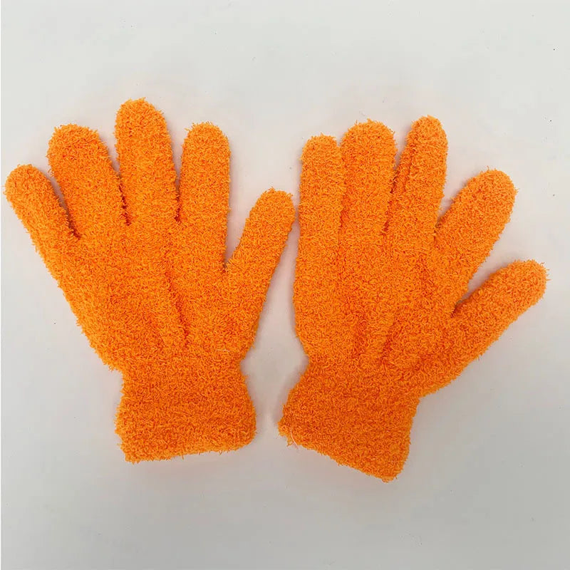 Women'S Fashion Solid Color Polyester Gloves 1 Pair