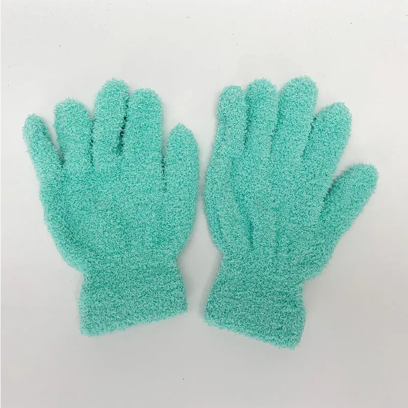 Women'S Fashion Solid Color Polyester Gloves 1 Pair