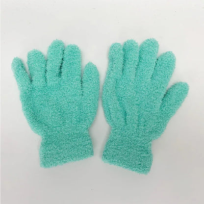 Women'S Fashion Solid Color Polyester Gloves 1 Pair