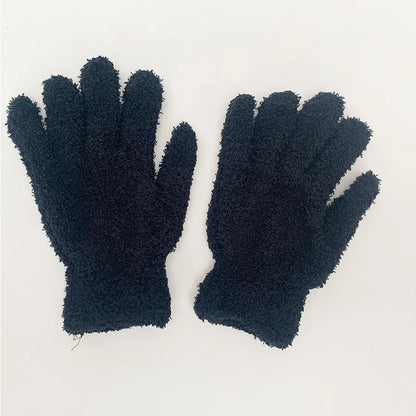 Women'S Fashion Solid Color Polyester Gloves 1 Pair