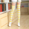 Women'S Fashion Stripe Polyester Over The Knee Socks 2 Pieces