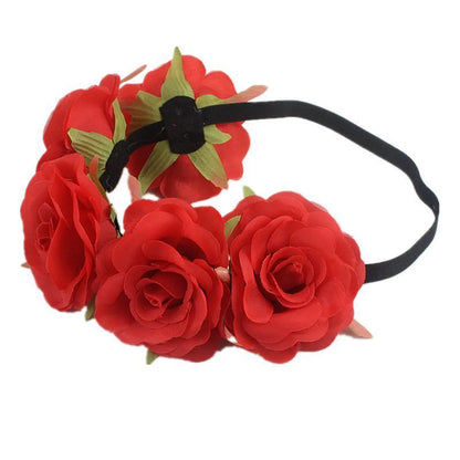 Women'S Funny Classic Style Flower Cloth Wreath