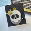 Women'S Funny Eye Skull Ghost Satin Sequins Hair Clip