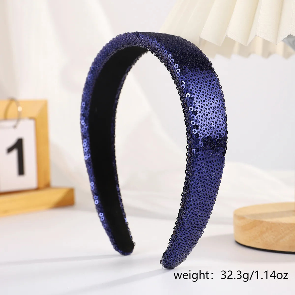 Women'S Glam Luxurious Round Dots Polka Dots Sequin Plastic Cloth Sequins Embroidery Hair Band