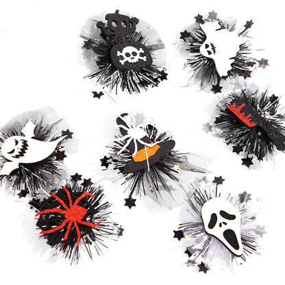 Women'S Gothic Color Block Plastic Hair Clip