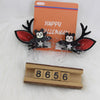 Women'S Hip-Hop Funny Halloween Pattern Pumpkin Alloy Mixed Materials Hair Clip Hair Band