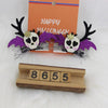 Women'S Hip-Hop Funny Halloween Pattern Pumpkin Alloy Mixed Materials Hair Clip Hair Band