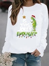 Women'S Hoodie Long Sleeve Hoodies & Sweatshirts Printing Christmas Letter