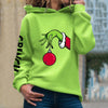 Women'S Hoodie Long Sleeve Hoodies & Sweatshirts Printing Christmas Cartoon Letter