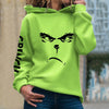 Women'S Hoodie Long Sleeve Hoodies & Sweatshirts Printing Christmas Cartoon Letter