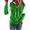 Women'S Hoodie Long Sleeve Hoodies & Sweatshirts Printing Christmas Cartoon Letter