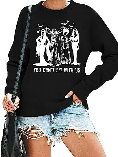 Women'S Hoodie Long Sleeve T-Shirts Printing Streetwear Human Letter