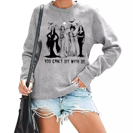 Women'S Hoodie Long Sleeve T-Shirts Printing Streetwear Human Letter