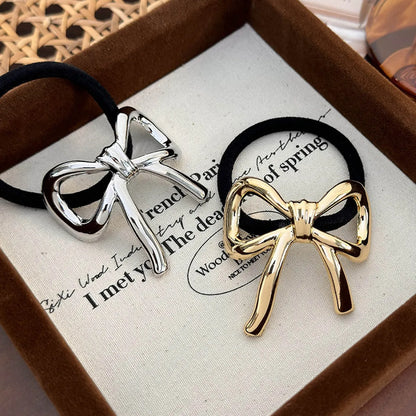 Women'S IG Style Basic Commute Solid Color Bow Knot Alloy Hair Tie