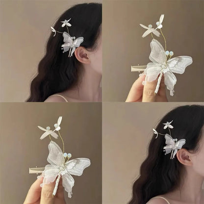 Women'S IG Style Korean Style Butterfly Arylic Plating Hair Clip Hair Claws