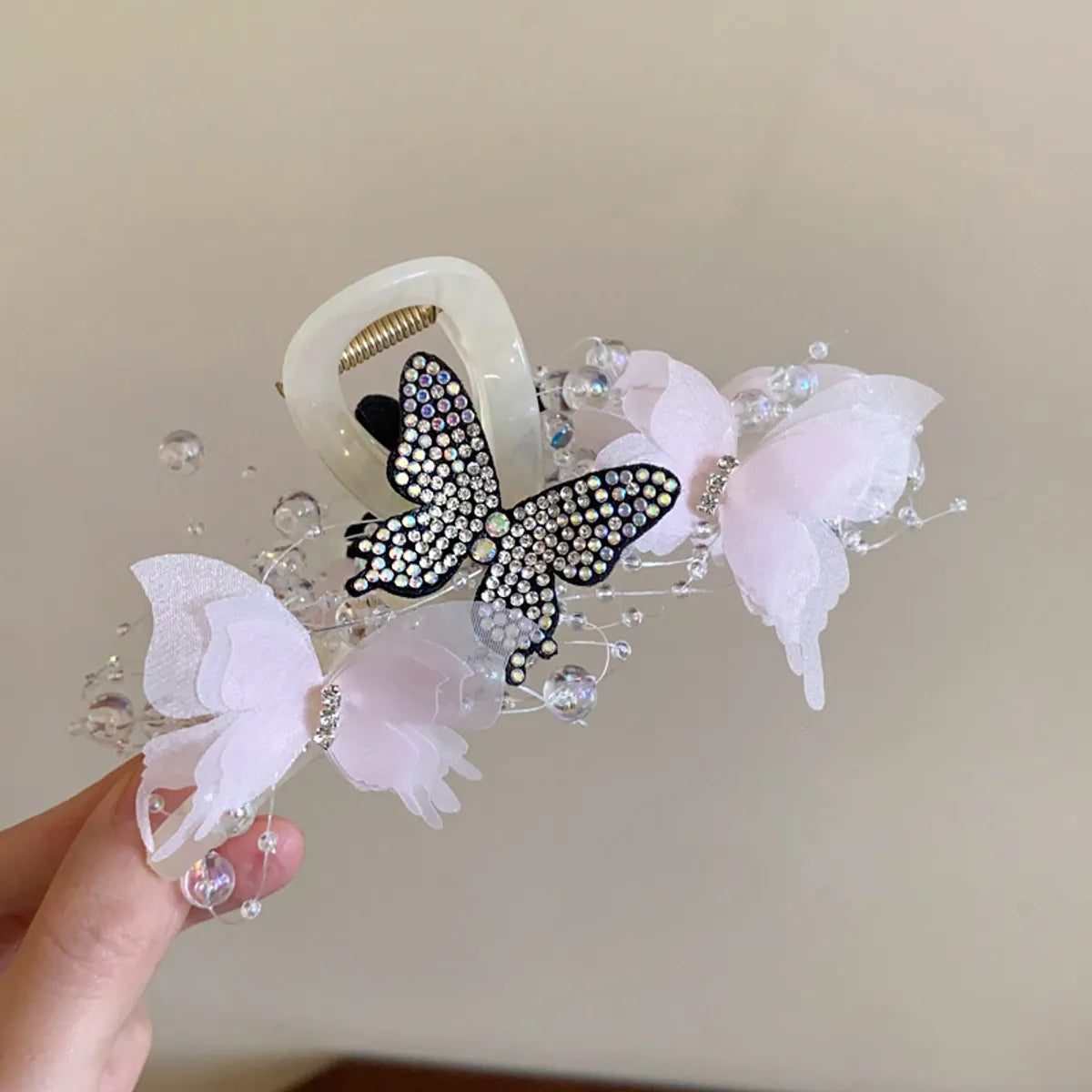 Women'S IG Style Korean Style Butterfly Arylic Plating Hair Clip Hair Claws