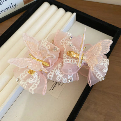 Women'S IG Style Korean Style Butterfly Arylic Plating Hair Clip Hair Claws