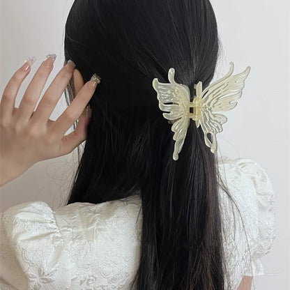 Women'S IG Style Korean Style Butterfly Arylic Plating Hair Clip Hair Claws