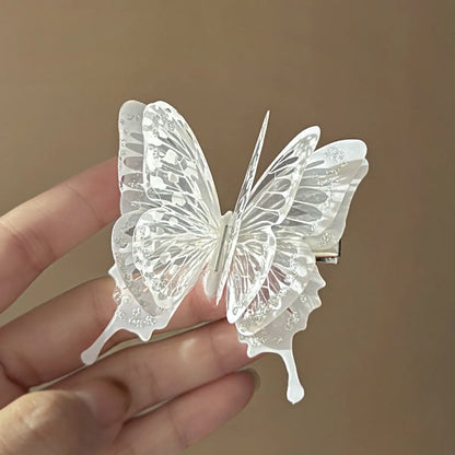 Women'S IG Style Korean Style Butterfly Arylic Plating Hair Clip Hair Claws