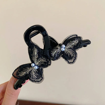 Women'S IG Style Korean Style Butterfly Arylic Plating Hair Clip Hair Claws