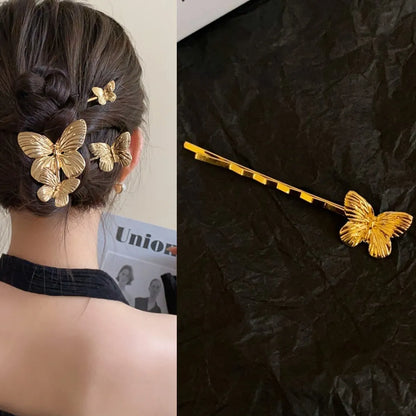 Women'S IG Style Korean Style Butterfly Arylic Plating Hair Clip Hair Claws