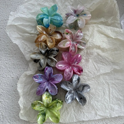 Women'S IG Style Korean Style Flower Plastic Hair Claws