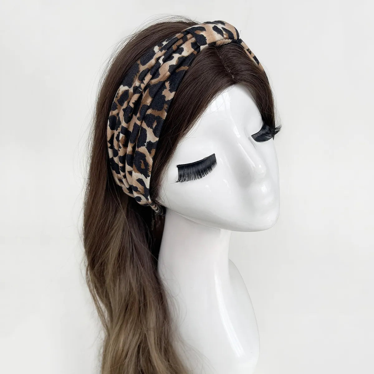 Women'S IG Style Korean Style Leopard Cloth Hair Band