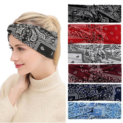 Women'S IG Style Nordic Style Modern Style Printing Geometric Imitation Cotton Hair Band