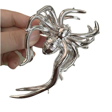 Women'S Ig Style Spider Spider Web Skull Claw Alloy Plating Hair Claws