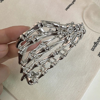 Women'S Ig Style Spider Spider Web Skull Claw Alloy Plating Hair Claws