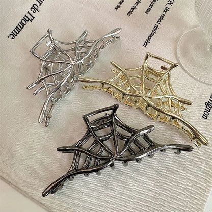 Women'S Ig Style Spider Spider Web Skull Claw Alloy Plating Hair Claws