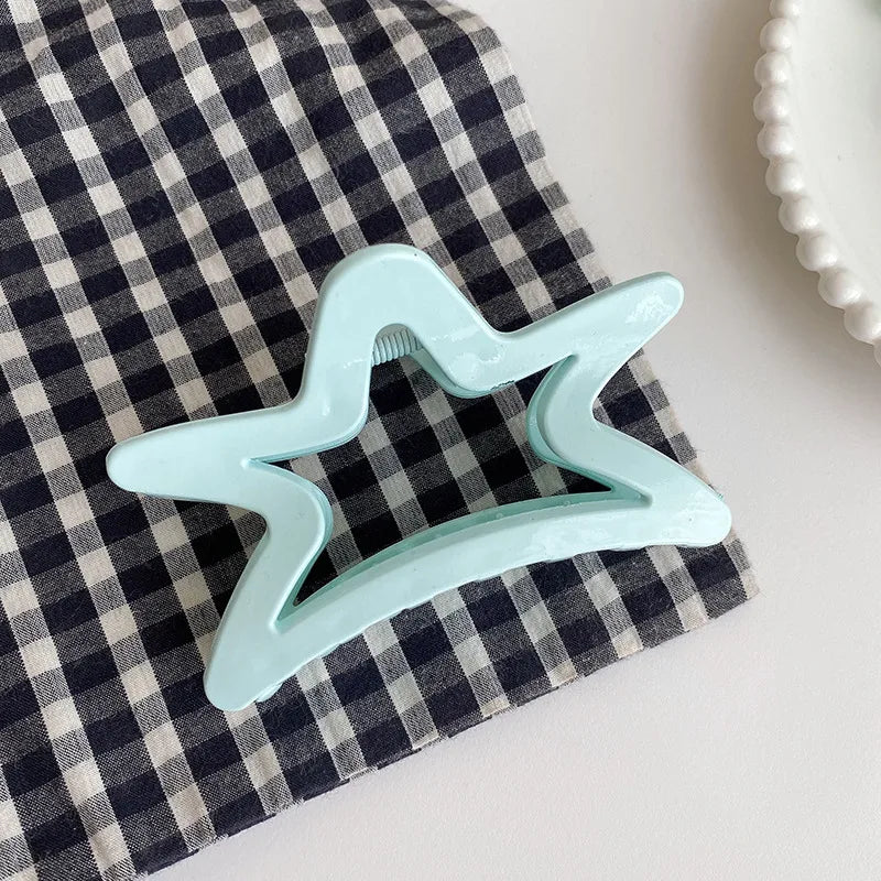 Women'S IG Style Sweet Korean Style Starfish Bow Knot Plastic Hair Claws