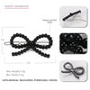 Women'S Korean Style Bow Knot Acetic Acid Sheets Hair Clip