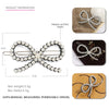 Women'S Korean Style Bow Knot Acetic Acid Sheets Hair Clip